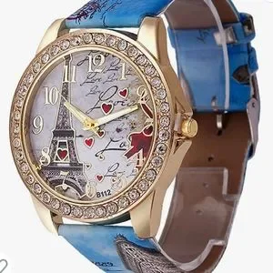 Women\'s watches girl watch 6 Pack Bling Rhinestone Accented Eiffel Tower Ladies Accessories | Womens Watches Girl Watch 6 Pack Bling  main image 3